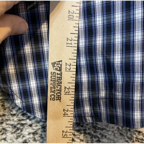 Banana‎ Republic Womens Size Small Blue Plaid Shirt Blazer Jacket Preppy Office - Picture 4 of 9